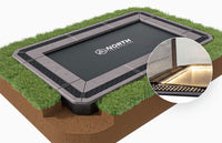 Bodentrampolin + Sicherheitsnetz