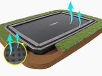 Bodentrampolin + Sicherheitsnetz