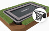 Rechteckig | 300 x 190 cm Trampoline + Basketball Hoop