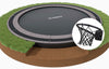 Runden | 430 cm Trampoline + Basketball Hoop
