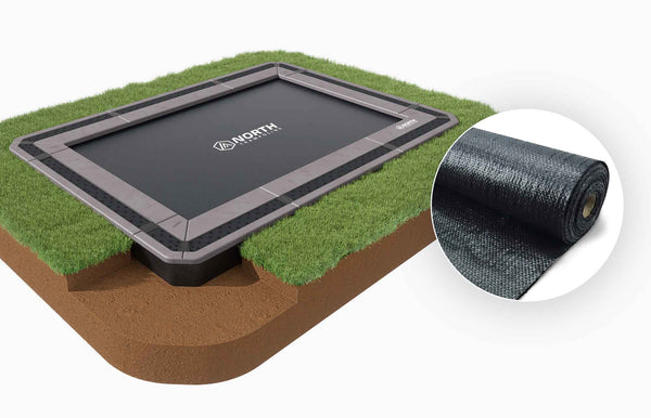 Bodentrampolin + Sicherheitsnetz